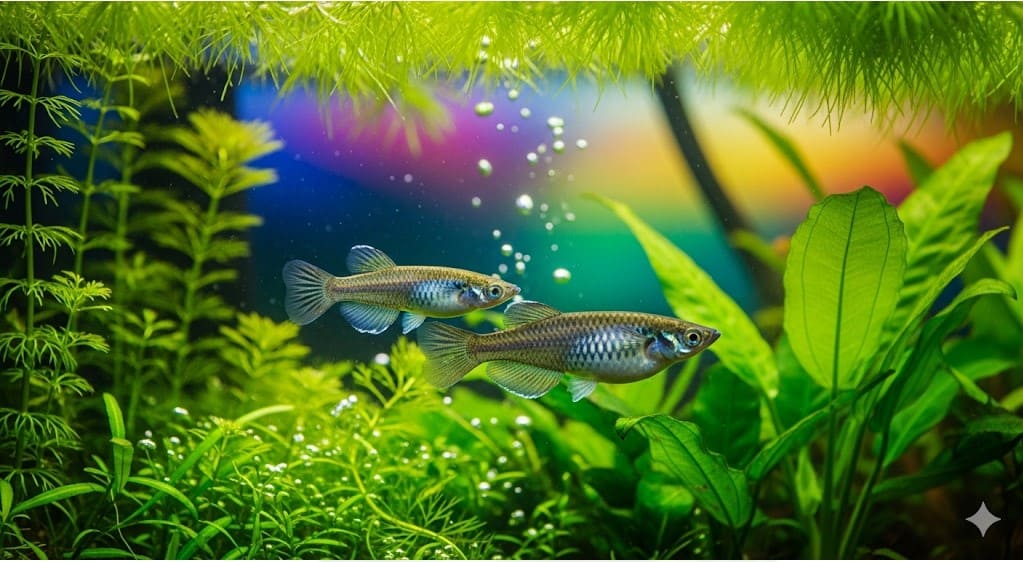 繁殖成功の鍵となるメダカのオスメス割合