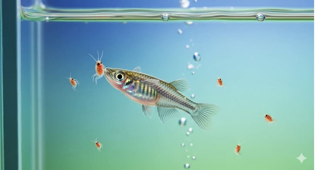 メダカがミジンコを食べる理由とは