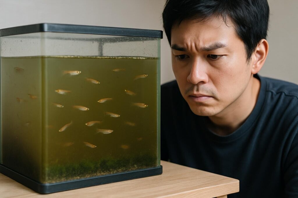メダカがくるくる回る様々な環境要因と症状