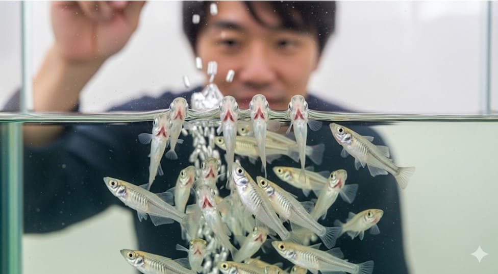メダカが見せる空腹のサインとは