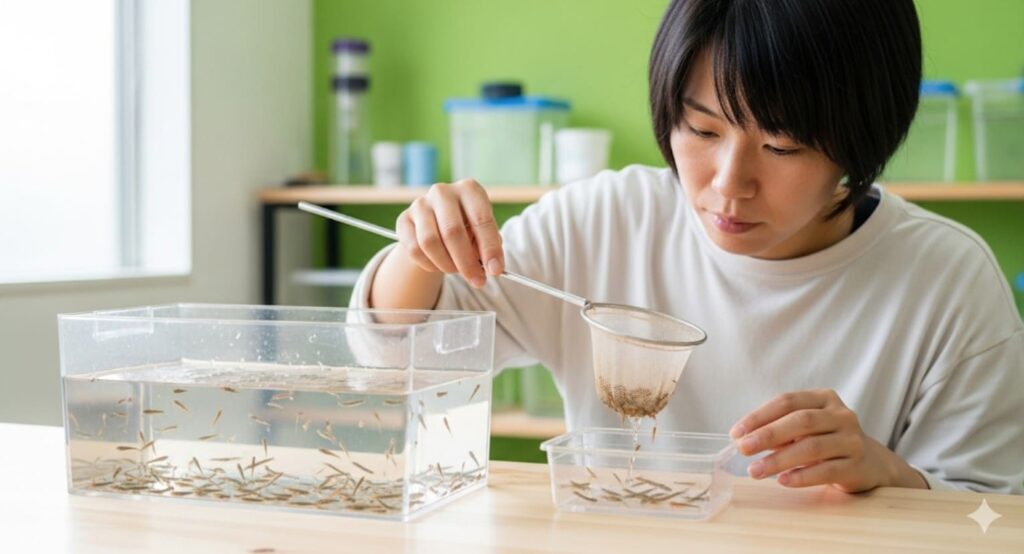 稚魚が大きくならない時の対策