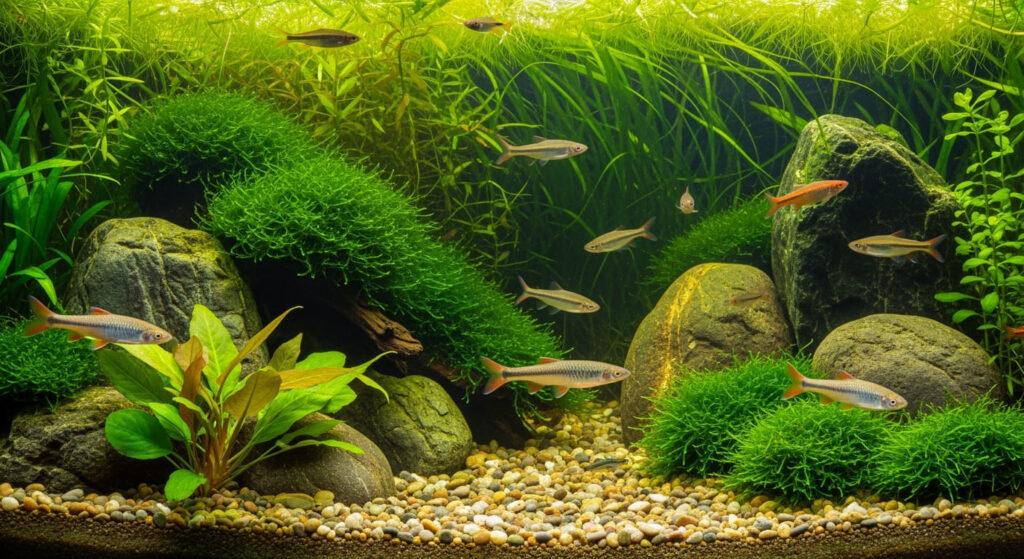 日淡魚水槽レイアウトを美しく維持するコツ