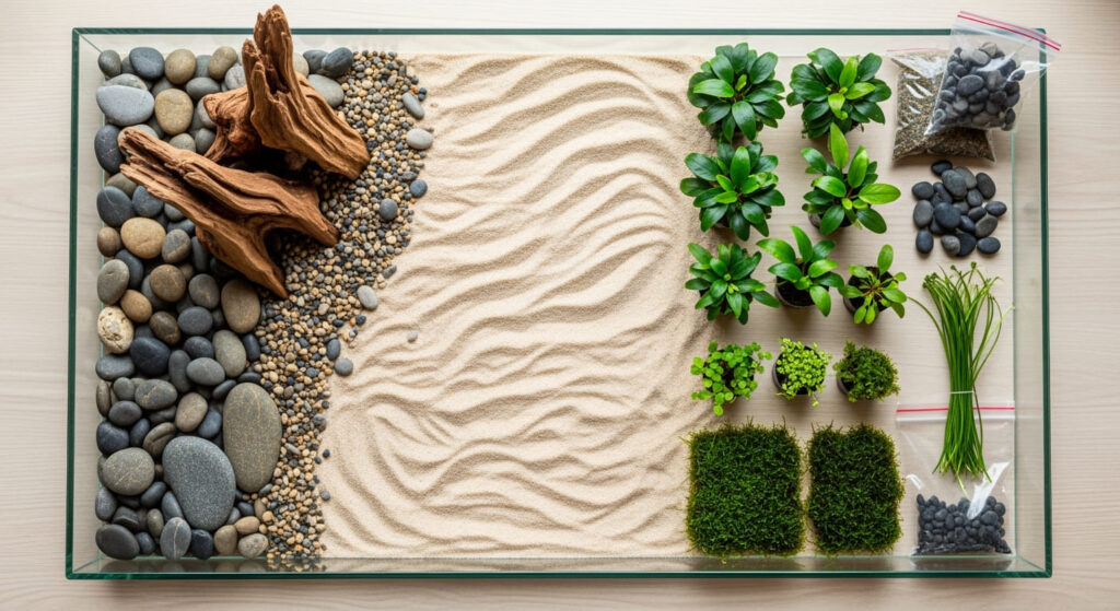 日淡魚水槽レイアウトを美しく維持するコツ